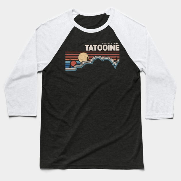 Vintage Planet Baseball T-Shirt by CoDDesigns